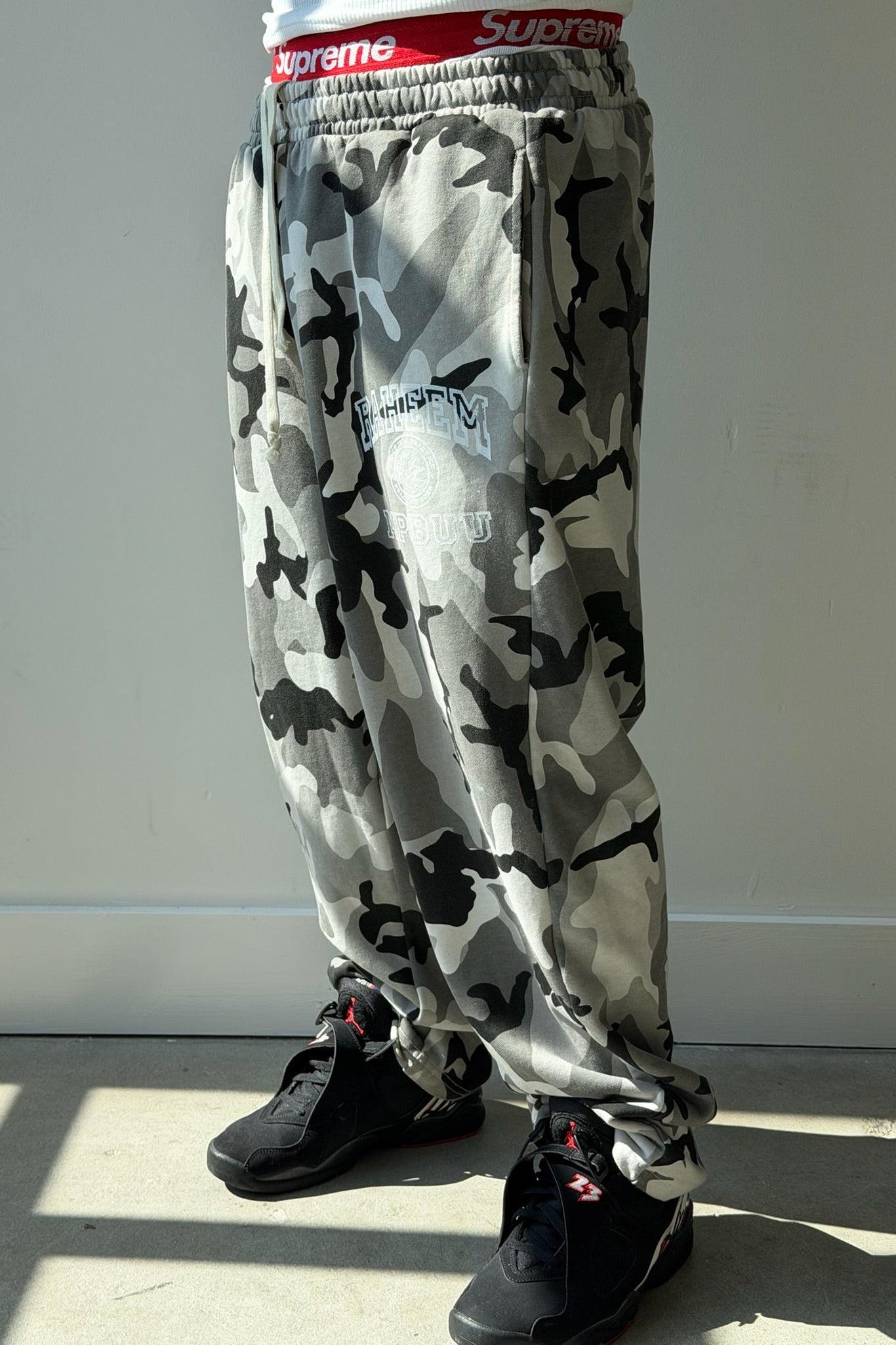 Grey Camo Essential Pants