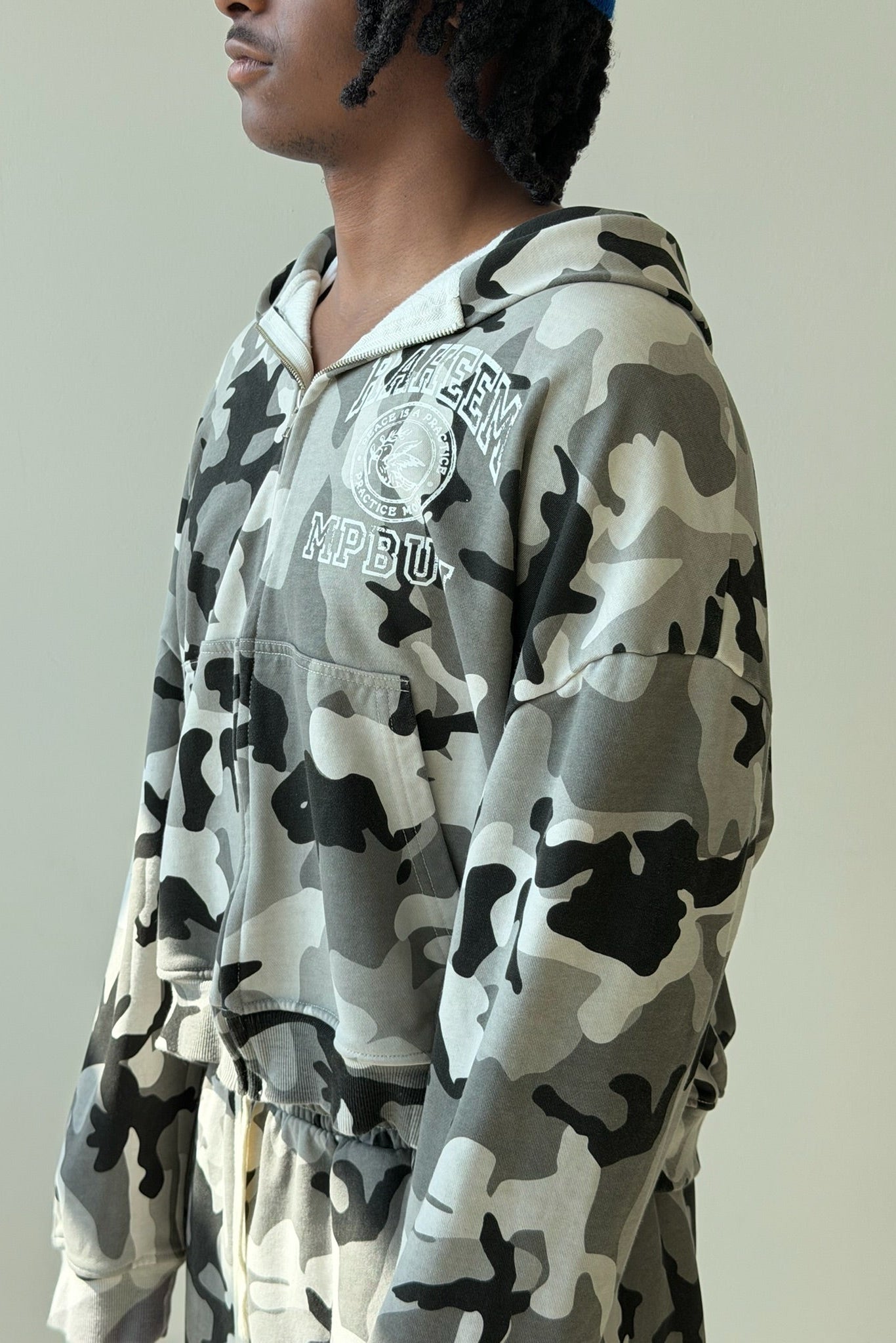Grey Camo Essential Jacket