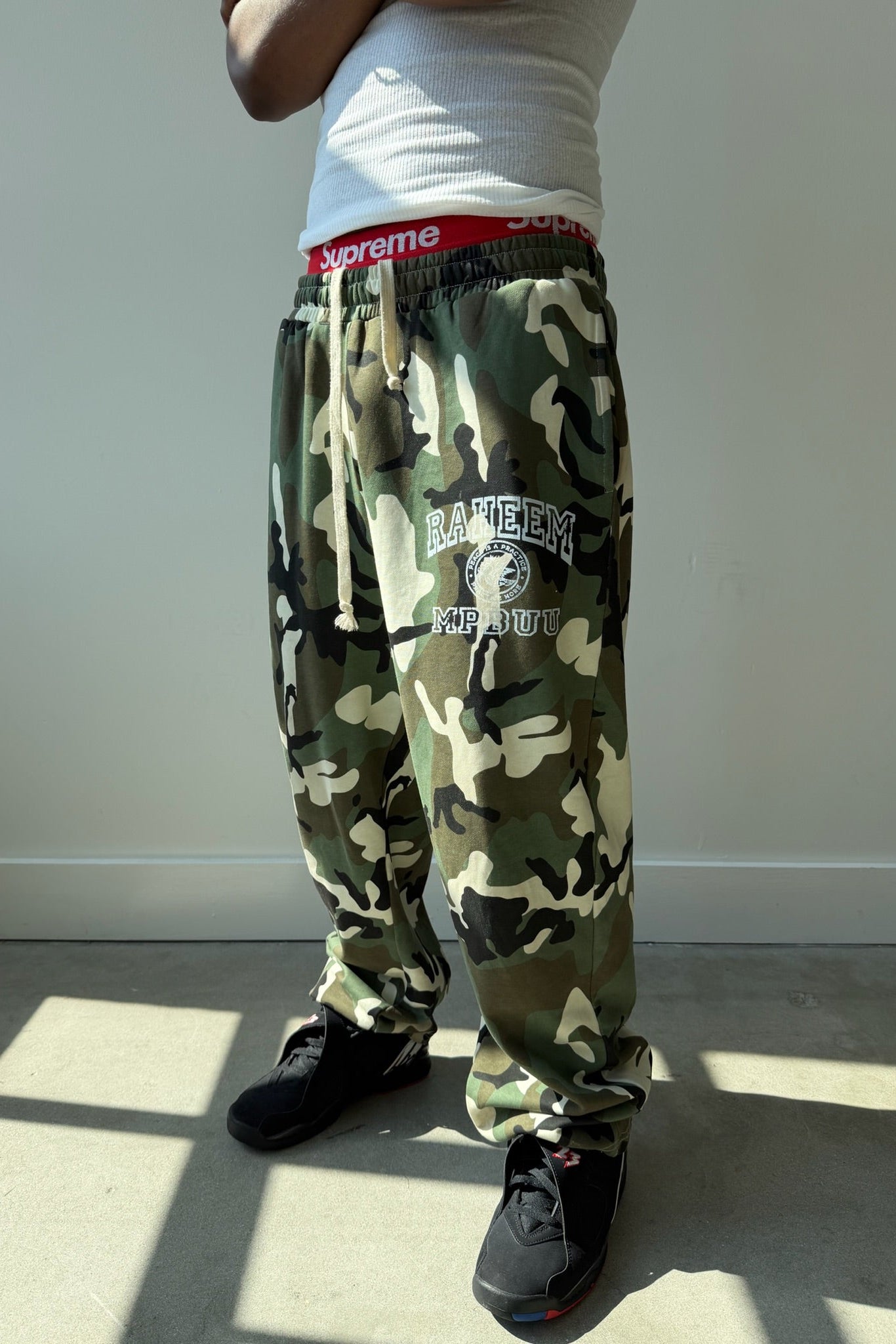 Green Camo Essential Pants